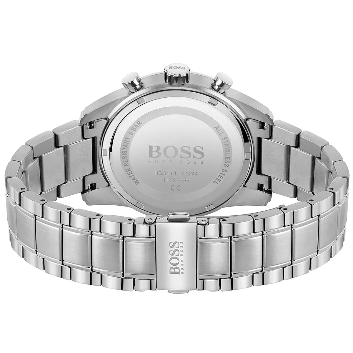 Hugo Boss Skymaster 1513784 44mm Men’s Chronograph Watch – Blue Dial & Silver-tone Stainless Steel Link Bracelet