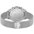 Hugo Boss Associate 1513805 42mm Men’s Chronograph Watch – Black Dial & Silver Mesh Bracelet