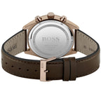 Hugo Boss Champion 1513817 44mm Men’s Chronograph Watch – Blue Dial & Genuine Leather Strap