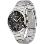 Hugo Boss Champion 1513819 44mm Men’s Chronograph Watch – Black Dial & Rose Gold Stainless Steel Link Bracelet