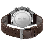 Hugo Boss Pilot Edition 1513852 44mm Men’s Chronograph Watch – Blue Dial & Brown Genuine Leather Strap