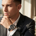 Hugo Boss Pilot Edition 1513853 44mm Men’s Chronograph Watch – Black Dial & Black Genuine Leather Strap