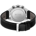 Hugo Boss Pilot Edition 1513853 44mm Men’s Chronograph Watch – Black Dial & Black Genuine Leather Strap