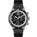 Hugo Boss Santiago 1513864 44mm Men’s Chronograph Watch – Black Dial & Black Genuine Leather Strap