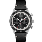 Hugo Boss Santiago 1513864 44mm Men’s Chronograph Watch – Black Dial & Black Genuine Leather Strap