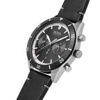 Hugo Boss Santiago 1513864 44mm Men’s Chronograph Watch – Black Dial & Black Genuine Leather Strap