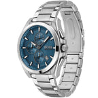 Hugo Boss Grandmaster 1513884 46mm Men’s Chronograph Watch – Blue Dial & Silver-tone Stainless Steel Link Bracelet
