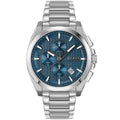 Hugo Boss Grandmaster 1513884 46mm Men’s Chronograph Watch – Blue Dial & Silver-tone Stainless Steel Link Bracelet
