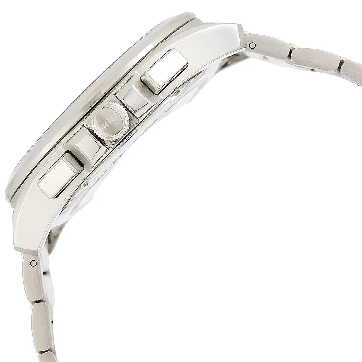 Hugo Boss Grandmaster 1513884 46mm Men’s Chronograph Watch – Blue Dial & Silver-tone Stainless Steel Link Bracelet
