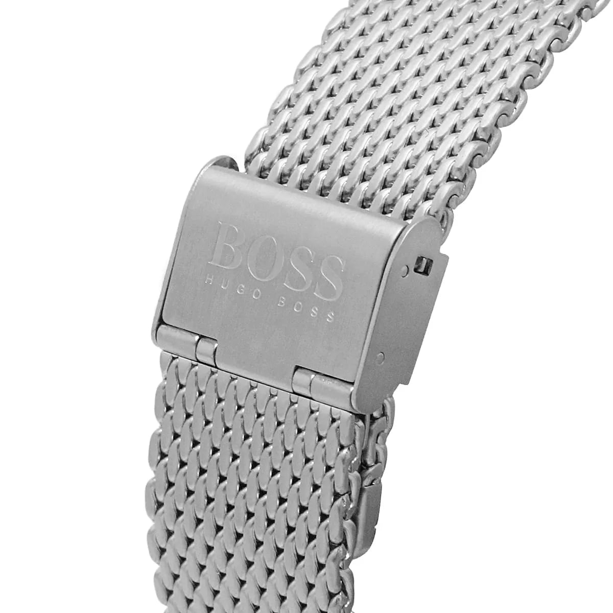 Hugo Boss Admiral 1513904 45mm Men’s Chronograph Watch – Black Dial & Silver-tone Stainless Steel Mesh Bracelet