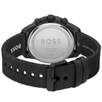 Hugo Boss Admiral 1513918 45mm Men’s Solar Watch – Black Dial & Black Synthetic Fiber Strap