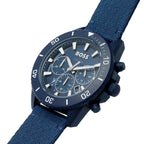 Hugo Boss Admiral 1513919 45mm Men’s Solar Watch – Blue Dial & Blue Synthetic Fiber Strap