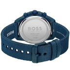 Hugo Boss Admiral 1513919 45mm Men’s Solar Watch – Blue Dial & Blue Synthetic Fiber Strap