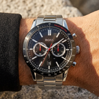 Hugo Boss Allure 1513922 44mm Men’s Chronograph Watch – Black Dial & Silver-tone Stainless Steel Link Bracelet