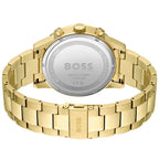 Hugo Boss Allure 1513923 44mm Men’s Chronograph Watch – Green Dial & Gold-tone Stainless Steel Link Bracelet