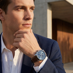 Hugo Boss Skymaster 1513940 44mm Men’s Chronograph Watch – Blue Dial & Brown Genuine Leather Strap