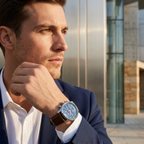 Hugo Boss Skymaster 1513940 44mm Men’s Chronograph Watch – Blue Dial & Brown Genuine Leather Strap