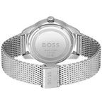 Hugo Boss Sophio 1513942 42mm Men’s Quartz Watch – Blue Dial & Silver Mesh Bracelet