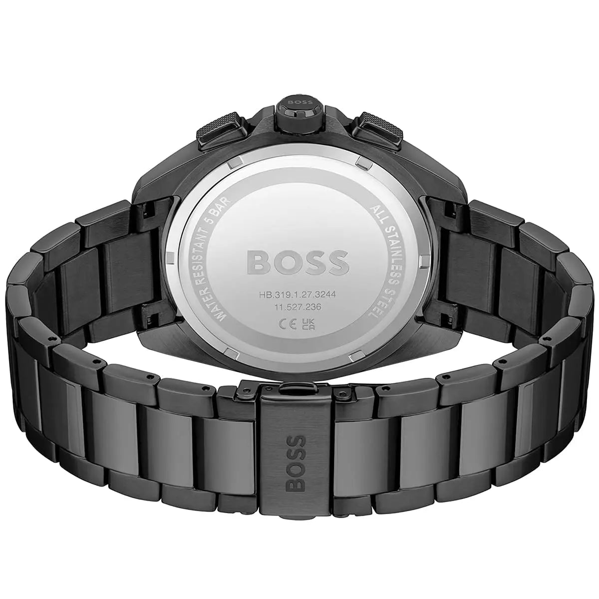 Hugo Boss Volane 1513950 44mm Men’s Chronograph Watch – Black Dial & Stainless Steel Bracelet