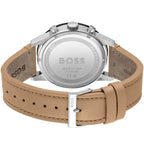 Hugo Boss Allure 1513964 44mm Men’s Chronograph Watch – Black Dial & Genuine Leather Strap