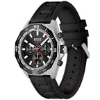 Hugo Boss Runner 1513969 44mm Men’s Chronograph Watch – Black Dial & Black Rubber Strap