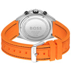 Hugo Boss Energy 1513970 44mm Men’s Chronograph Watch – Black Dial & Orange Rubber Strap