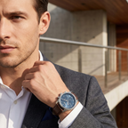 Hugo Boss Trace 1514002 44mm Men’s Chronograph Watch – Blue Dial & Brown Genuine Leather Strap