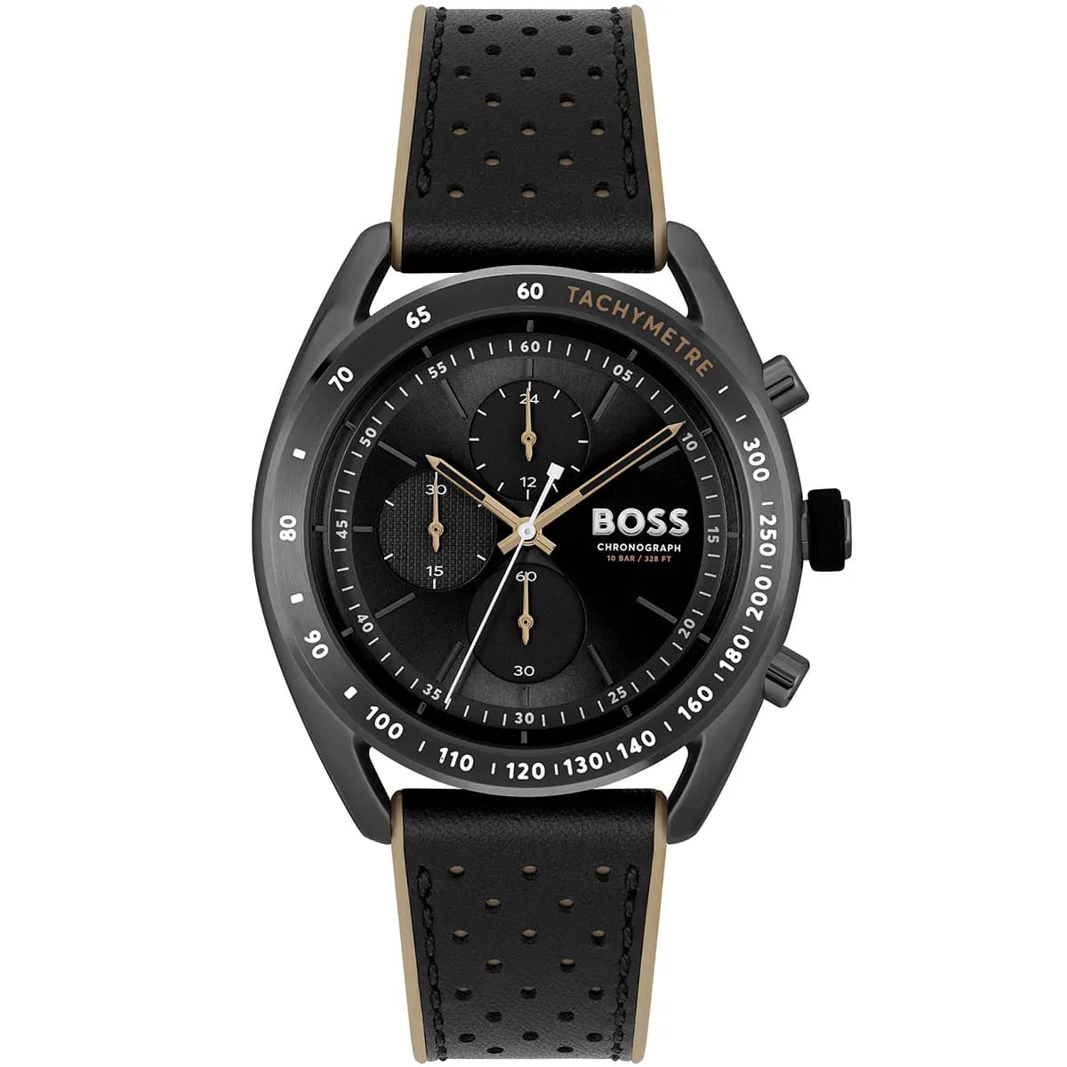 Hugo Boss Centre Court 1514022 44mm Men’s Chronograph Watch – Black Dial & Rubber Strap