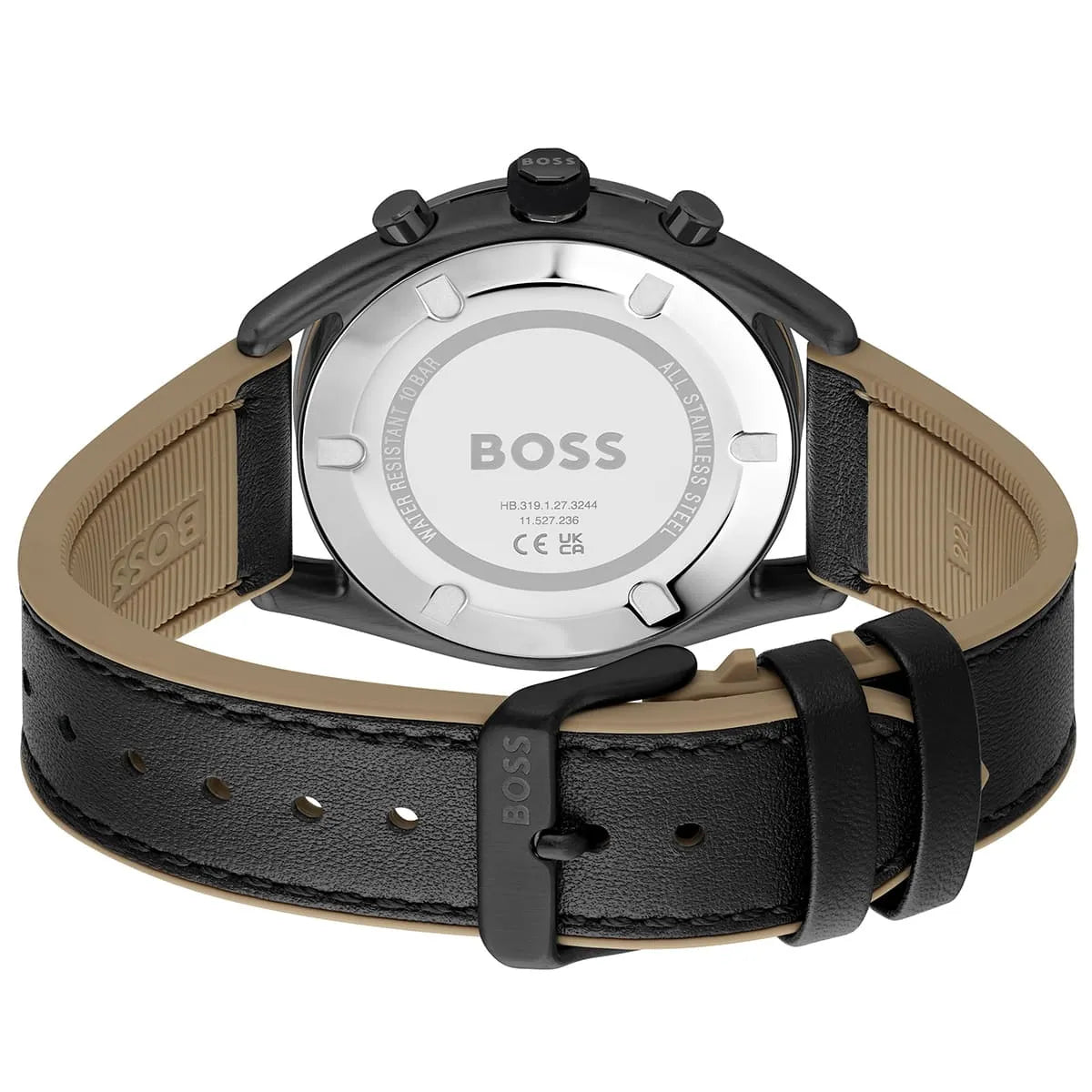 Hugo Boss Centre Court 1514022 44mm Men’s Chronograph Watch – Black Dial & Rubber Strap