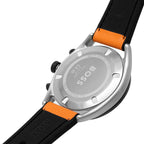 Hugo Boss Centre Court 1514025 44mm Men’s Chronograph Watch – Black Dial & Orange Rubber Strap