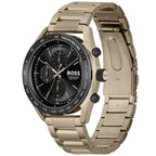 Hugo Boss Centre Court 1514027 44mm Men’s Chronograph Watch – Black Dial & Gold-tone Stainless Steel Link Bracelet