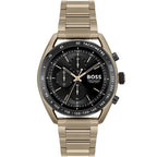 Hugo Boss Centre Court 1514027 44mm Men’s Chronograph Watch – Black Dial & Gold-tone Stainless Steel Link Bracelet