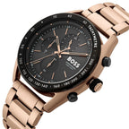 Hugo Boss Centre Court 1514027 44mm Men’s Chronograph Watch – Black Dial & Gold-tone Stainless Steel Link Bracelet