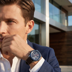 Hugo Boss Solgrade 1514030 44mm Men’s Solar Watch – Blue Dial & Brown Genuine Leather Strap