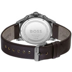 Hugo Boss Solgrade 1514030 44mm Men’s Solar Watch – Blue Dial & Brown Genuine Leather Strap