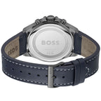 Hugo Boss Troper 1514056 44mm Men’s Chronograph Watch – Blue Dial & Blue Genuine Leather Strap