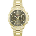 Hugo Boss Runner 1514059 44mm Men’s Chronograph Watch – Gray Dial & Gold-tone Stainless Steel Link Bracelet