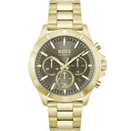 Hugo Boss Runner 1514059 44mm Men’s Chronograph Watch – Gray Dial & Gold-tone Stainless Steel Link Bracelet