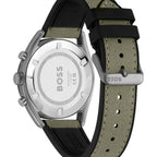 Hugo Boss Top 1514092 44mm Men’s Chronograph Watch – Olive Green Dial & Olive Green Canvas Strap
