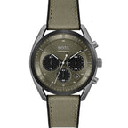 Hugo Boss Top 1514092 44mm Men’s Chronograph Watch – Olive Green Dial & Olive Green Canvas Strap