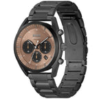 Hugo Boss Top 1514095 44mm Men’s Chronograph Watch – Rose Gold Dial & Stainless Steel Bracelet