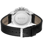 Hugo Boss Troper 1514121 44mm Men’s Chronograph Watch – Black Dial & Black Genuine Leather Strap
