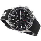 Hugo Boss Runner 1514141 44mm Men’s Chronograph Watch – Black Dial & Black Rubber Strap