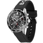 Hugo Boss Runner 1514141 44mm Men’s Chronograph Watch – Black Dial & Black Rubber Strap