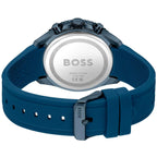 Hugo Boss Volane 1514142 44mm Men’s Chronograph Watch – Blue Dial & Blue Rubber Strap
