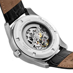 Hugo Boss Principe 1514234 43mm Men’s Automatic Watch – Black Skeleton Dial & Genuine Leather Strap