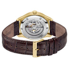 Hugo Boss Principe 1514235 43mm Men’s Automatic Watch – Grey Skeleton Dial & Genuine Leather Strap