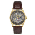 Hugo Boss Principe 1514235 43mm Men’s Automatic Watch – Grey Skeleton Dial & Genuine Leather Strap