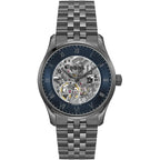Hugo Boss Principle 1514254 41mm Men’s Automatic Watch – Blue Dial & Gunmetal Stainless Steel Bracelet