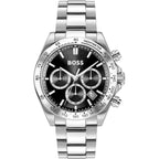 Hugo Boss Hero 1514267 43mm Men’s Chronograph Watch – Black Dial & Silver-tone Stainless Steel Link Bracelet
